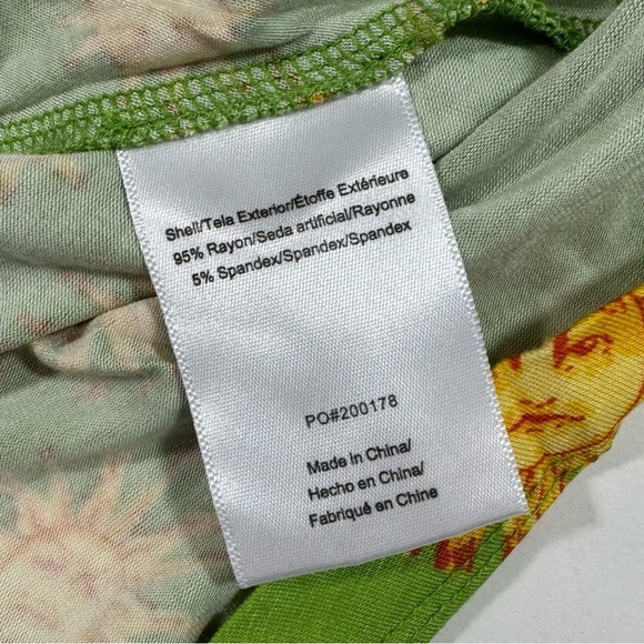 New ModCloth Seaside Vacay Slip Dress Lime Suns - Picture 4 of 7